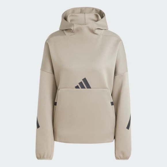 WOMEN’S ADIDAS Z.N.E. HOODED SWEATSHIRT SIZE LARGE *NWT* retail $100 - Picture 2 of 13